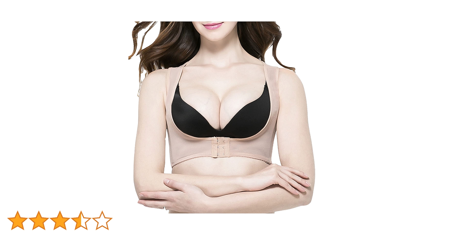 Amazon | [Helcynas] 【医師監修】 猫背 バストメイクインナー 2